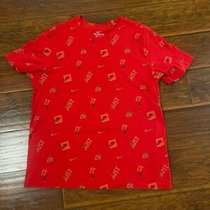 Nike Men's Red Just Do It T-Shirt “The Nike Tee”